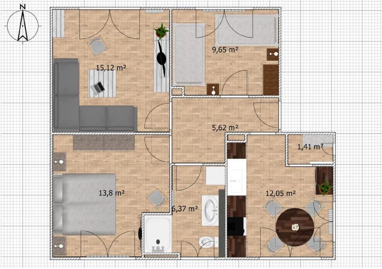 Ferienwohnung Stadtidyll Winterberg Ngoại thất bức ảnh